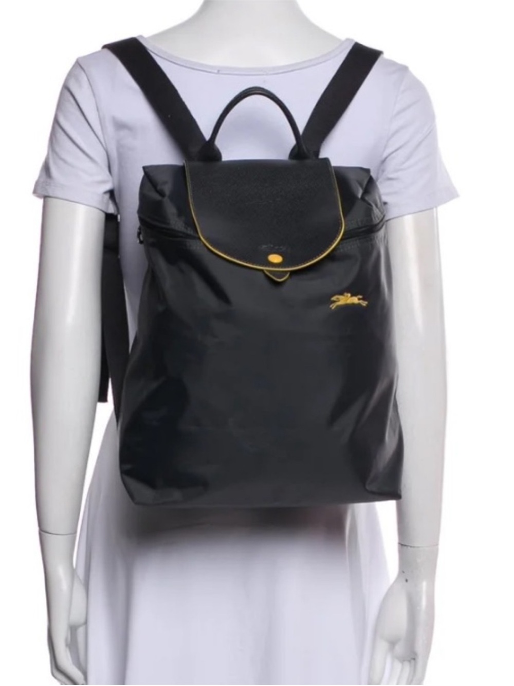 Longchamp Le Pliage sac a dos Black Nylon Leather Small Unisex Backpack
Outlet - Picture 9 of 12